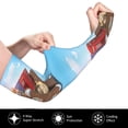 thumbnail image 3 of Balery Trip to London Cooling Arm Sleeves for Men & Women – Breathable, Moisture-Wicking Arm Sleeves for Women, Men & Kids, 3 of 8