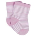 thumbnail image 3 of Onesies Brand Baby Girl Assorted Stay-on Jersey Crew Wiggle-Proof Socks, 12-Pack (0/6 Months - 24 Months), 3 of 8