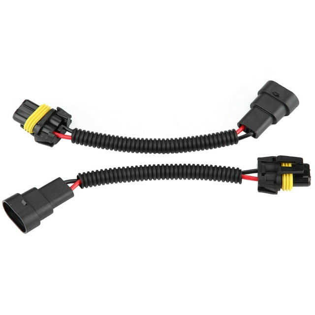 Wiring Connector,2Pcs 9005/9006 Headlight Fog Fog Lamp Wiring Adapter Wiring Connector Modern Innovation