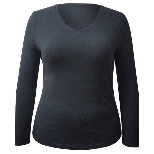 Playera George Talla 40 Cuello Redondo Lisa Negro