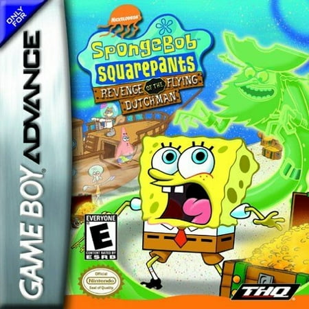 Game Boy Advance Gba Box - SpongeBob SquarePants: Revenge of the Flying Dutchman - Nintendo Gameboy Advance GBA (Refurbished)