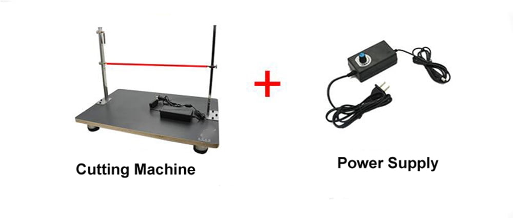PreAsion Hot Wire Form Cutter Transverse Thermocut Foam Cutting Machine for Foam/Sponge/EPE/Ribbon/KT Board 15x22.8inch