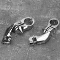thumbnail image 4 of Soporte De Reposapiés Soporte De Reposapiés Soporte De Reposapiés Montaje De Accesorios De Motocicleta Par De Reposapiés De Carretera Cortos Soporte De Reposapiés Plateado ANGGREK No, 4 of 6