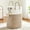 Brown, variant on Jumbo Woven Cotton Laundry Basket - 40L to 100L Capacity for Clothes, Toys & Blankets - Breathable Storage for Bathroom, Nursery & Living Room