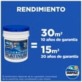 thumbnail image 4 of impermeabilizante híbrido silicón acrílico platinum 20 años blanco 19 l, 4 of 7
