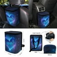 thumbnail image 4 of Renewold Dolphin Love Blue Car Seat Covers Set of 15, Steering Wheel Cover Seatbelt Cushion Pad Trash Bin Mount Sunglass Holder Rearview Mirror Cover Cup Holder Key Chain Car Interior Accessories, 4 of 7