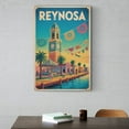 thumbnail image 6 of Vintage City Travel Poster of Reynosa Showing Border Life And Celebration Spirit Canvas Poster, 6 of 8