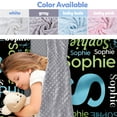 thumbnail image 3 of Kainsy Personalized Toddler Nap Mat for Daycare - Evulum Kids Sleeping Bag with Pillow and Blanket for Preschool Kindergarten, Custom Name Monogrammed Nap Mats Large Soft Black, 3 of 9