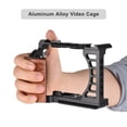thumbnail image 3 of Camera Cage Aluminum Alloy Video Cage with Dual Cold Shoe Mount Numerous 1/4 Inch & 3/8 Inch Threads Replacement for Sony ZV-E1 Camera, 3 of 7