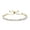 Gold, variant on Krdevn Gold Plated Adjustable Slider Tennis Bracelet Round CZ Inlaid Box Chain Pull Clasp Stackable Wedding Party Women Wrist Jewelry