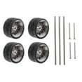 thumbnail image 3 of 1/64 Scale Vehicle Wheels For Car Models Car Accs 1/24 scale wheels hot Adult Toys A12, 3 of 8