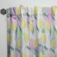 thumbnail image 3 of Designart 'Flowers With Floral Pattern' Mid-Century Modern Curtain Panel, 3 of 5