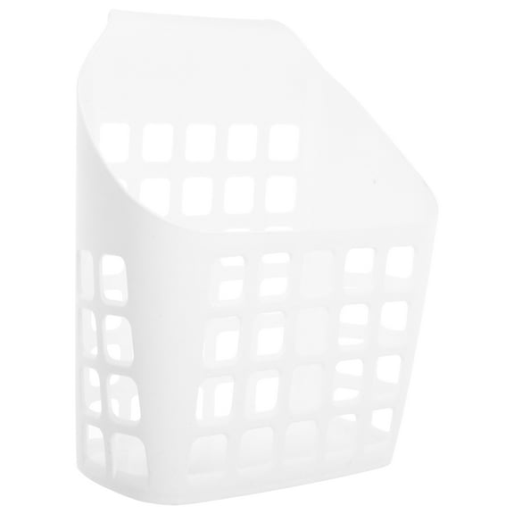 EXHUMKY White ABS Food Dispenser Grass Feeder 1 Piece Ideal for Cage Feeding Small Pets