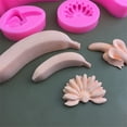 thumbnail image 5 of 3D Banana Shaped Silicone Molds Fondants Cake Molds DIY Bakings Tool for Making Chocolate, Candy, Candle, Handmade Soaps, 5 of 10