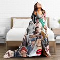 thumbnail image 6 of Blanket Donnie Wahlberg Soft and Comfortable Warm Fleece Throw Blankets Gift for Sofa Bedroom car Decoration Office Knee pad Bed Camp Beach All Season, 6 of 7