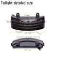 thumbnail image 5 of Tri-Bar LED Rear Tail Brake Fender Tip Light For Harley Street Glide FLHX 2014-2023 (Smoked), 5 of 6