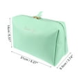 thumbnail image 2 of 1 Pc Women Durable Large Makeup Bag for Vacation Camping Business Travel Bathing Green, 2 of 4