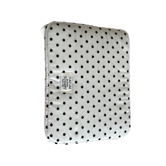 Professional Polkas Dot Laptop Case AntiCollision Foam Adjustable Straps For Daily Commutes