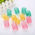 thumbnail image 2 of Cat Spring Toy Plastic Colorful Coil Spiral Springs Pet Action Wide Durable Interactive Toys  Color Random, 2 of 6