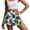 Tropical Palm Leaves, variant on Jeiento Orange Tennis Skorts for Women Pleated Tennis Skirt with Shorts Underneath High Waisted Athletic Skort with Pockets Casual Mini Skirts for Sports Runing Hiking Size S