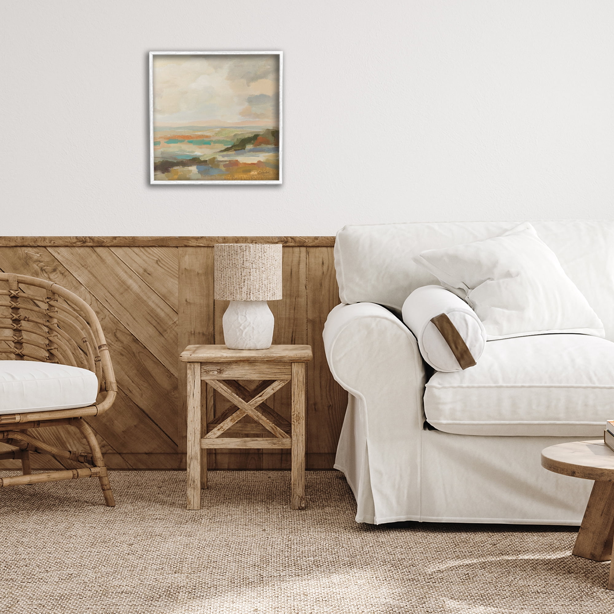 Stupell Industries Muted Harmony Palette White Framed Giclee Art, design by Silvia Vassileva