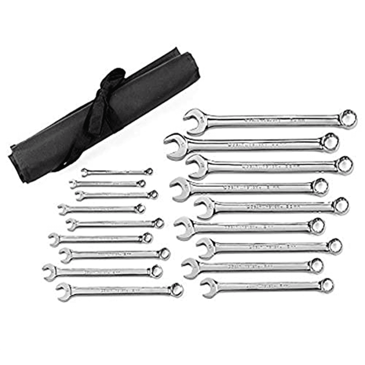 GearWrench 81920 18pc Metric Long Pattern Combo Non-Ratcheting Wrench Set