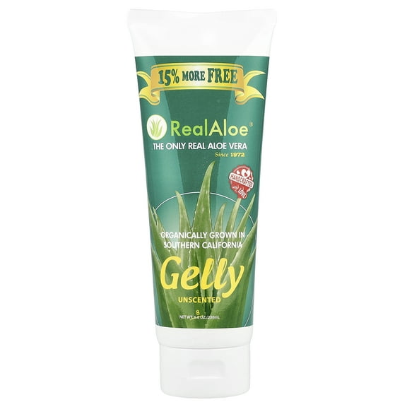 Real Aloe Aloe Vera Gelly - Tube - 6.8 oz Skin Care