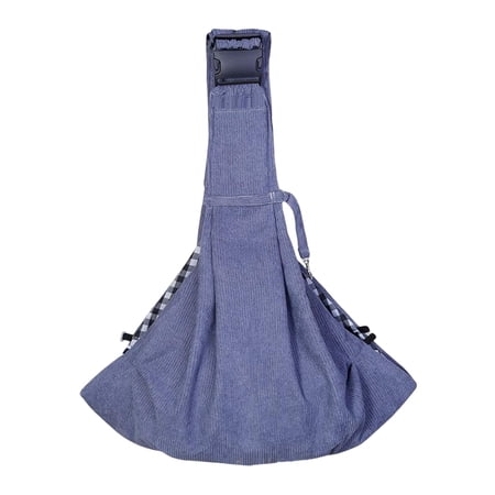 Comfortable Bag Carrying Pouch Shoulder Strap Span Bag Pocket Hands for Small Cat Puppy Medium Dogs Bunny Dark Gray