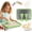 GREEN, variant on Rolled Ice Cream Maker, -Grade 304 Stainless Steel Rolled Ice Cream Tray, No Electricity Homemade DIY Cold Stone Ice Cream Slab for , for Family Nights, Parties (WHITE)