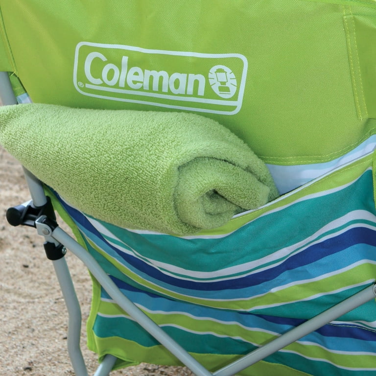 Coleman Folding Steel Beach Chair Multi color