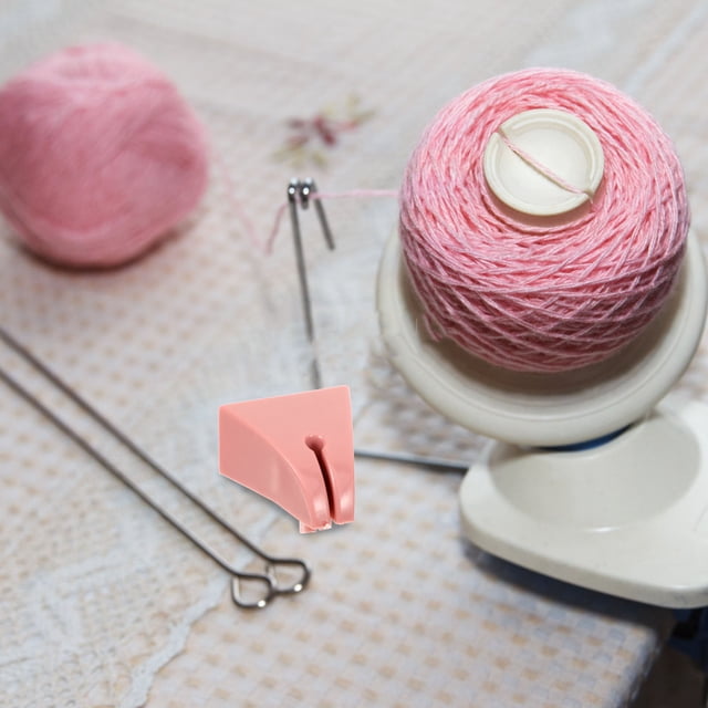 unbranded Guía De Hilo Para Máquina De Tejer En Color Rosa Con Compacto Y Superficie Lisa