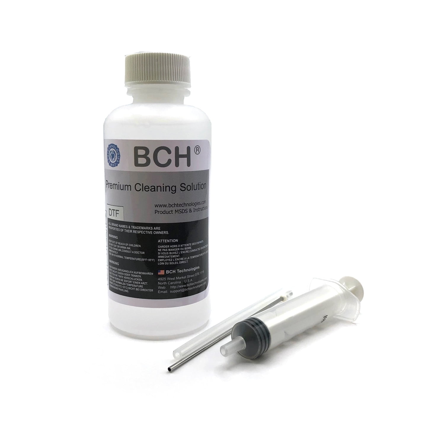 BCH All-Surface Fast Dry Black Stamp Ink Refill - Premium Grade for  non-porous surfaces, such as glass, plastic, metal, vinyl, acrylic, leather  - 1 oz 