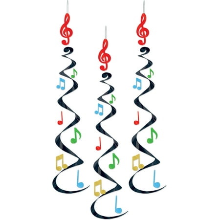 Danglers Musical Notes Whirls 30 Inches Party Decoration 3