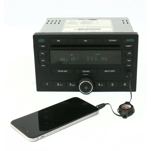 Restored 2005-2008 Suzuki Forenza AM FM Radio CD Player With Aux Input Part 96889781 (Refurbished)