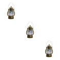 thumbnail image 4 of Guardoinrt Lantern LED Oil Lamp Table Porch Winery Cabin Light Bronze Golden 3Set, 4 of 6