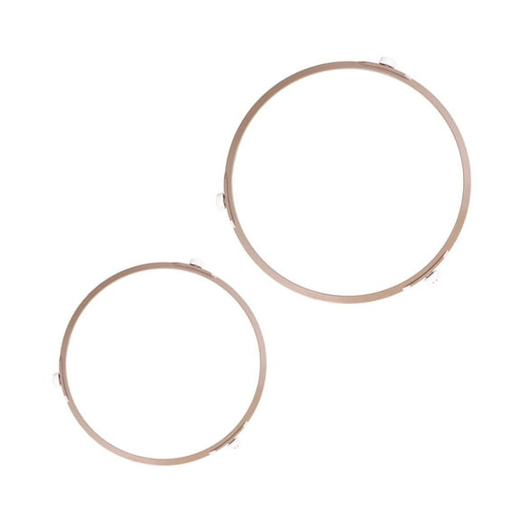 HONMEET Microwave Plate Stand Turntable Rack PP 2Pack Assorted Color