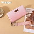 thumbnail image 3 of Wrangler Pink Wallet for Women RFID Wallets, Card Cases & Money Organizers Ladies Female Large Wristlet Wallet Chic Phone Credit Card Clutch Wallets with Smooth Zipper and ID Window, 3 of 7
