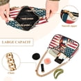 thumbnail image 4 of Deer on American FlagWomen Small Shoulder Bag Crossbody Tote Hobo Bags Purse Clutch Handbags with Chain Strap for Women, 4 of 7
