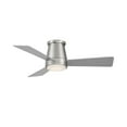 thumbnail image 2 of WAC Hug 44" Brushed Nickel Dimmable LED Smart Flush Mount Ceiling Fan with Remote Control, 2 of 8