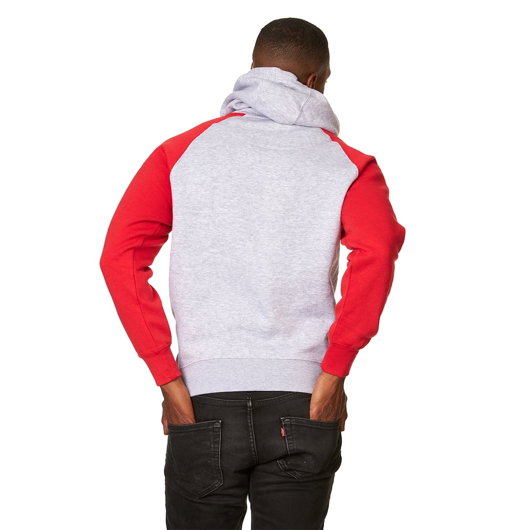 9 Crowns Unisex Men's Color Block Pullover Hoodie Raglan 9 Crowns Unisex Men's Color Block Pullover Hoodie Raglan