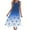 Blue, variant on Xixinqiwan Women's Plus Size Summer Dresses,Women Summer Wide Strap Round Neck Sleeveless Causal Beach Vocation Midi Dress with Pockets