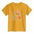 thumbnail image 5 of Xyant Halloween Shirts for Kids, Girls Retro Spooky Pumpkin Ghost Tshirts Toddler Cotton Short Sleeve Tee Top,Size 5-6 Years, 5 of 5