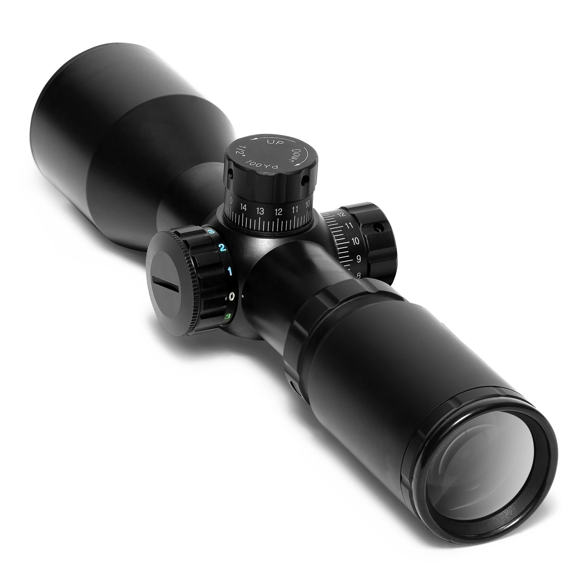 Osprey Global CP3-9x42IRF: Precision Illumination with Rangefinding Reticle in Sleek Black Finish