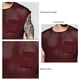 thumbnail image 5 of Hombres Camisetas de tirantes malla diseño puro color sin mangas chaleco lavado a máquina para el hogar citas, 5 of 6