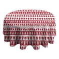 thumbnail image 4 of Red Christmas Pattern Round Tablecloth 60"x60",Wrinkle Wipeable Table Cloth for Kitchen Dining Room Picnic Patio Party, 4 of 6