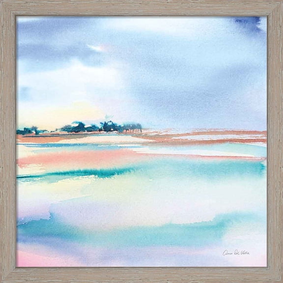 Great Art Now Water and Sand by Aimee Del Valle, Framed Wall Art, 13W x 13H