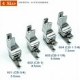 thumbnail image 6 of 601 602 603 604 Compensating Binding Presser Foot Fit Industrial Lockstitch Sewing Machine Tape Feet Suit A10 Binder & Hemmer, 6 of 7