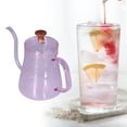 thumbnail image 3 of Large Capacity Long  Kettle - Heat , Easy To  Coffee Pot For Home, Office -  Borosilicate Glass, 3 of 8