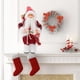 thumbnail image 4 of estatuillas de santa claus,santa claus estatuillas decration vnitage ornamento,Papá Noel de pie Santa Claus Tbale Decor,Muñeco de nieve Papá Noel Muñeca Árbol de Navidad al aire, 4 of 9