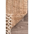 thumbnail image 3 of nuLOOM Raleigh Jute Tasseled Natural 4' x 6' Farmhouse Area Rug, 3 of 4